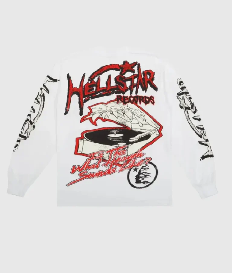 Hellstar Studios Records Long Sleeve T Shirt Sweater 1