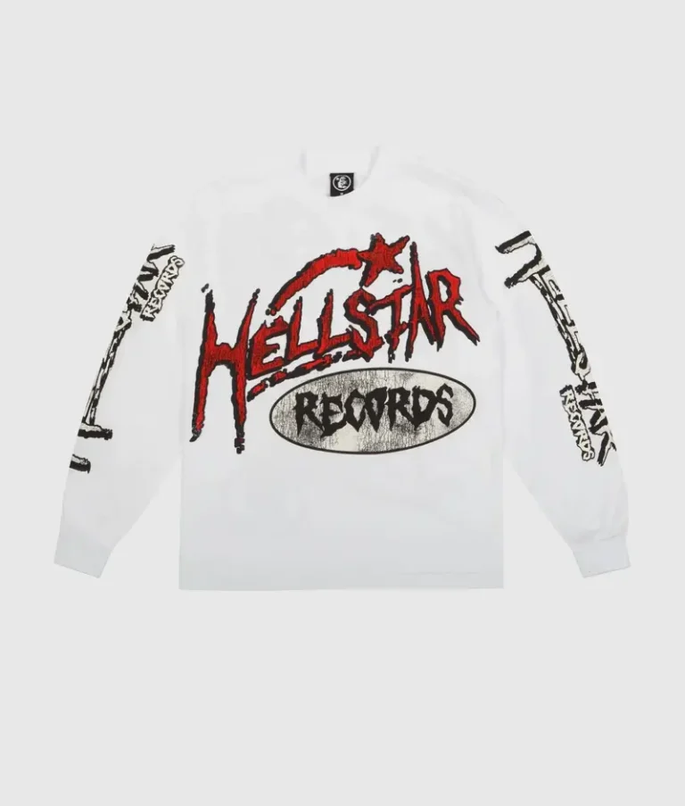 Hellstar Studios Records Long Sleeve T Shirt Sweater 2