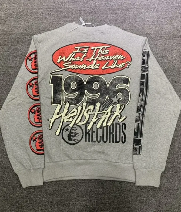 Hellstar Studios Records Sweater Grey 1