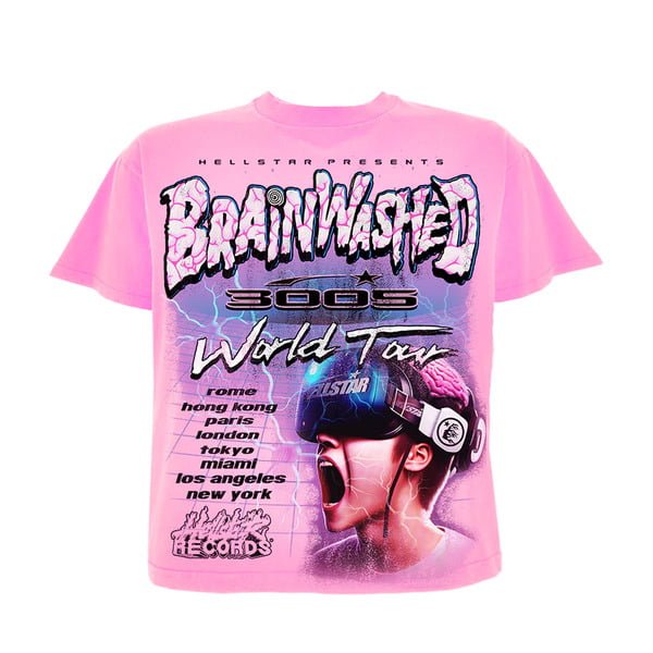 Unique Style Statement: Grab Your Brainwashed World Tour Tee Today