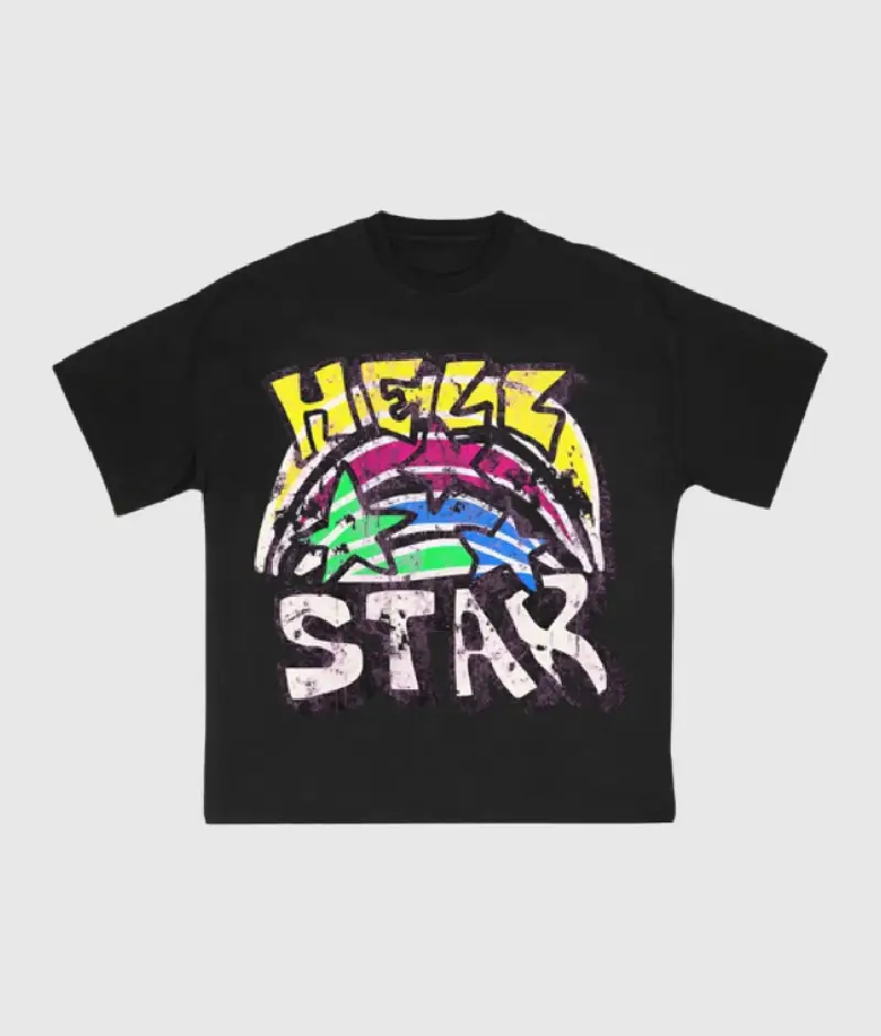 Hellstar Graphic Black T Shirt 2