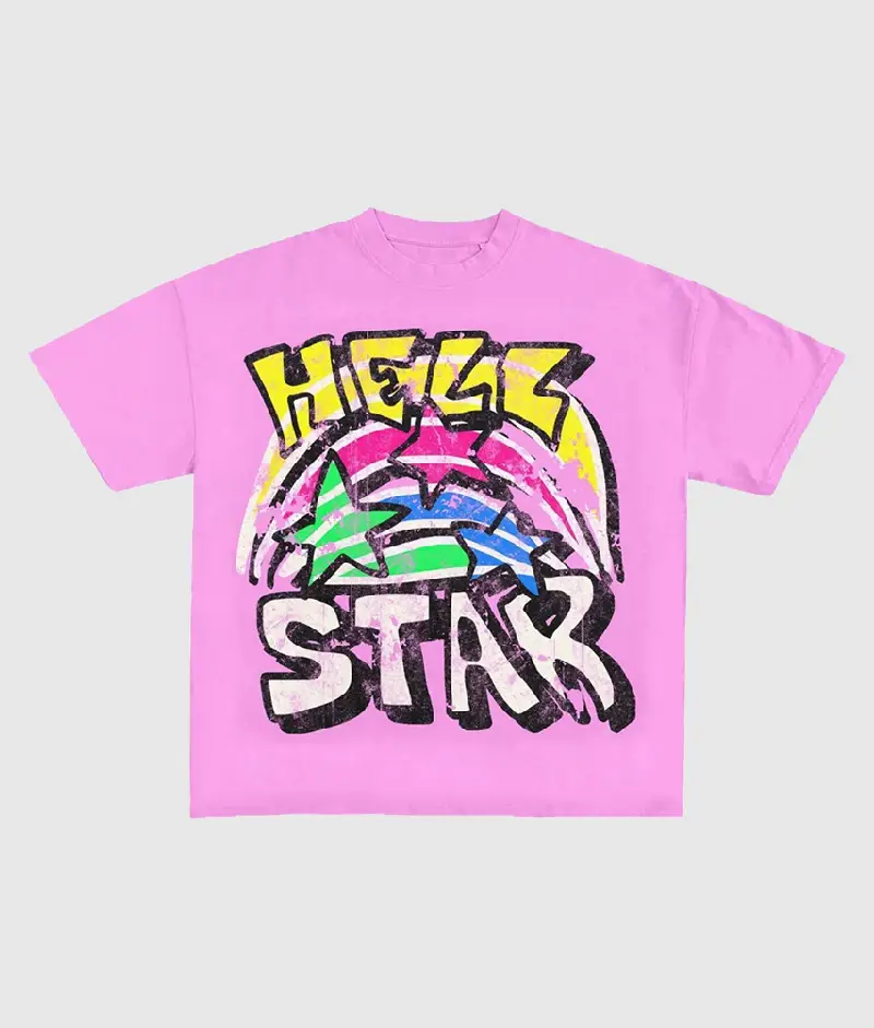 Statement Tee Style: Hellstar Pink Graphic T-Shirt Alt