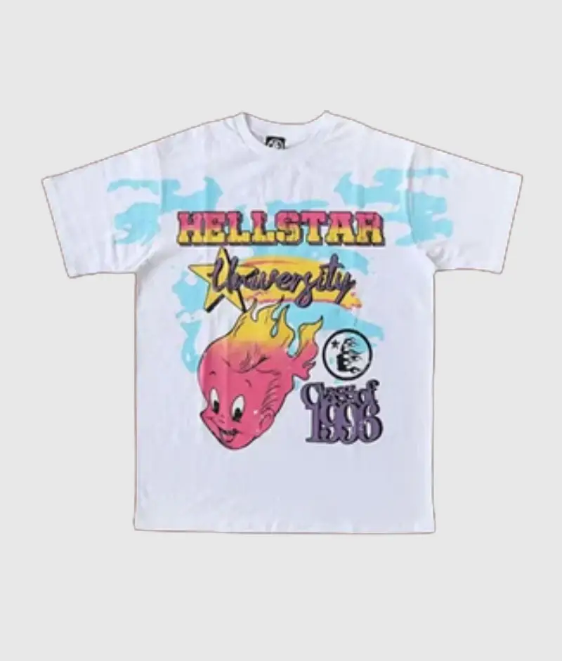 Hellstar Path to Paradise T-Shirt White - Front View
