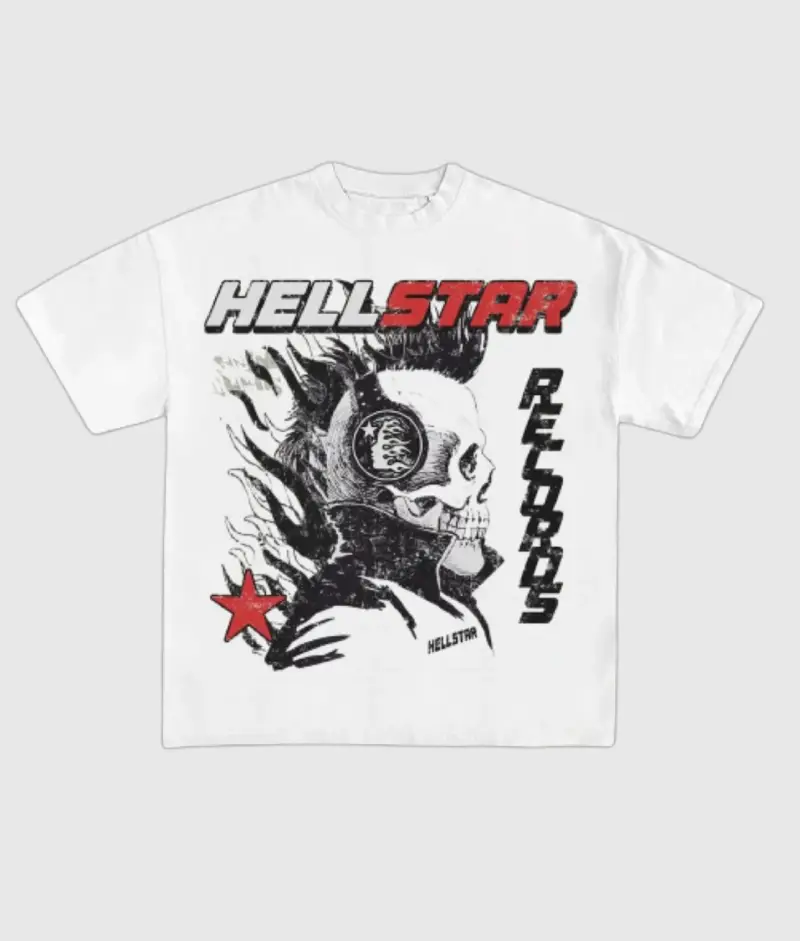 Hellstar Records T Shirt White 2