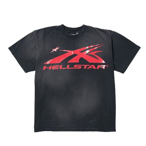 Hellstar Sport Logo Gel Black T Shirt