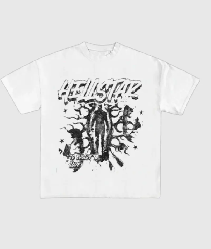Hellstar To Evolve To Love T Shirt White 2