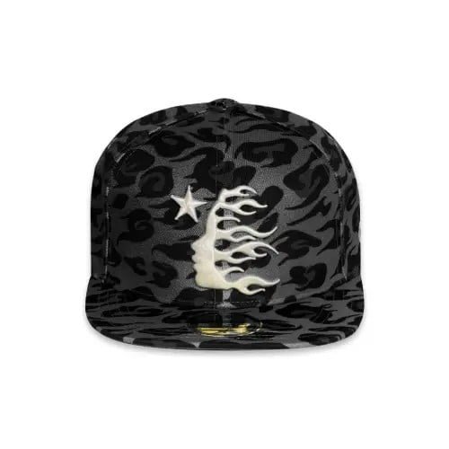 Black Hellstar Cheetah Print Fitted Hats Hellstar Records.jpg