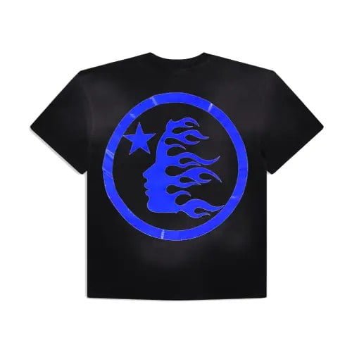 Black and Blue Hellstar Sports Core Gel Logo T shirt Back Hellstar Records.jpg