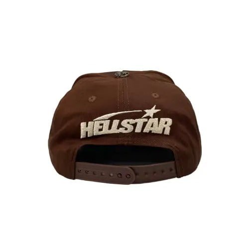 Brown Hellstar Rhinestone OG Logo Hat Back Hellstar Records.jpg
