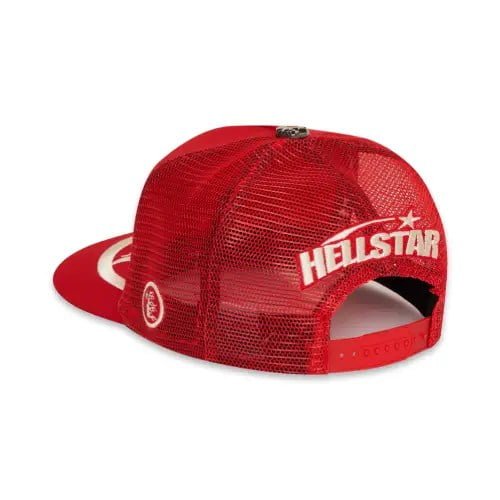 Red Hellstar Big Logo Trucker Snapback Hats Back Hellstar Records.jpg