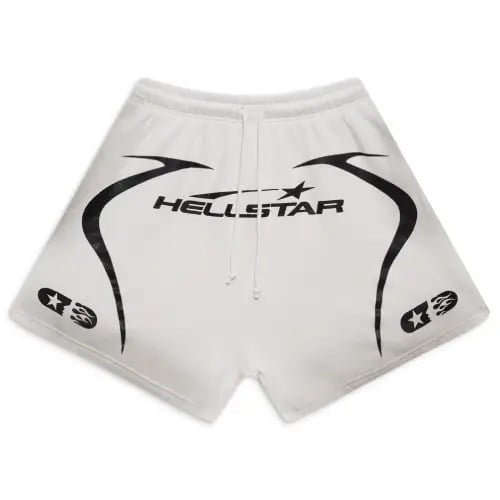 White and Black Hellstar Warm Up Shorts Hellstar Records.jpg